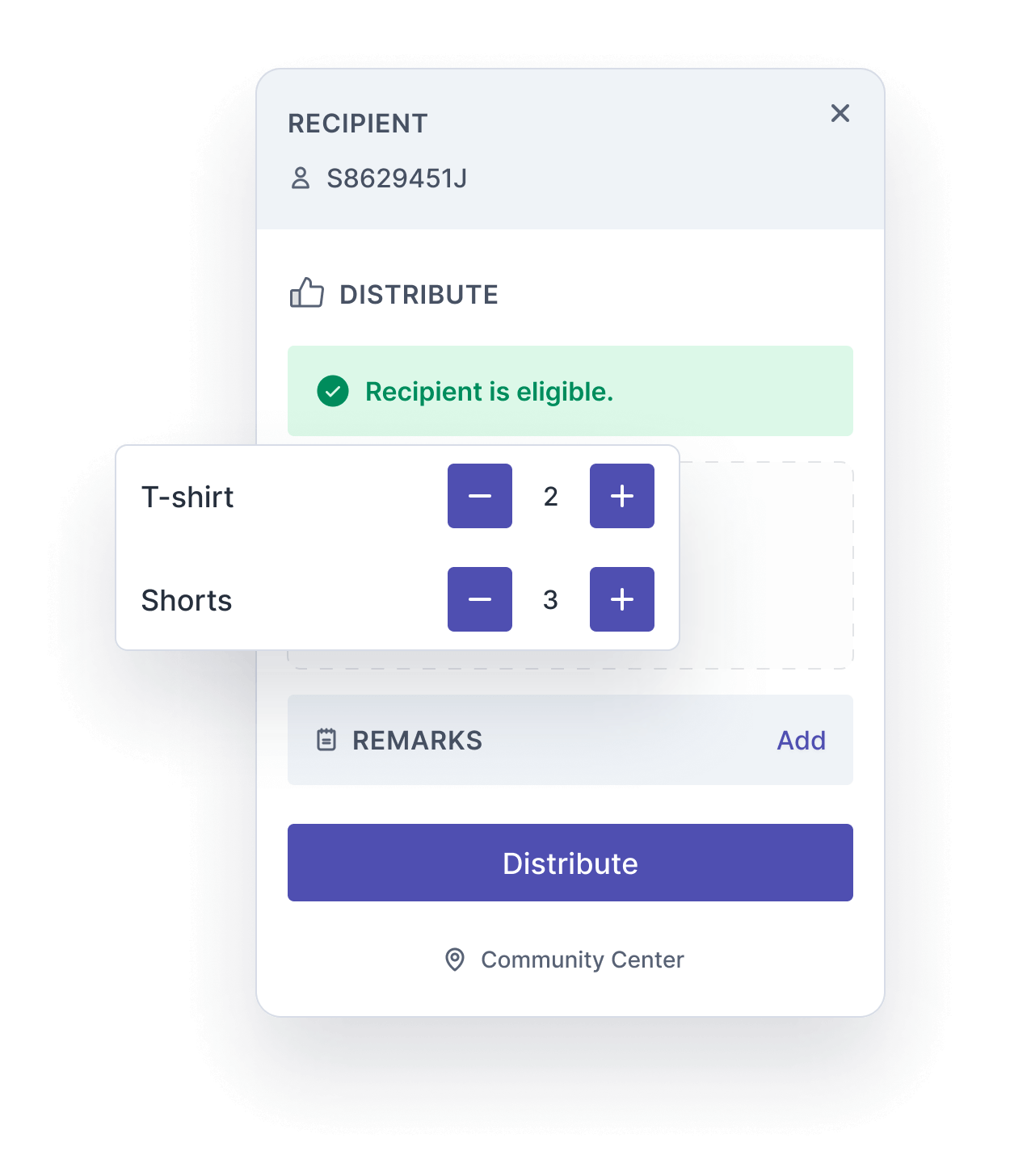 Preload Item Quantity